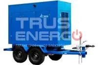 Дизельный генератор ТСС АД-128С-Т400-1РМ20 на прицепе